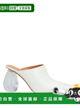 1h可退 香港直邮潮奢 LOEWE 罗意威 女士 Mules 木屐 white白色