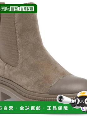 自营Women's Steve Madden Mayslie Boots Taupe Suede Lug Sole