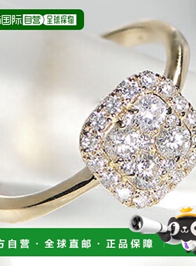 日本直邮(ber-ed-0265) 钻石戒指 18k 钻石戒指 0.5 克拉 四月诞