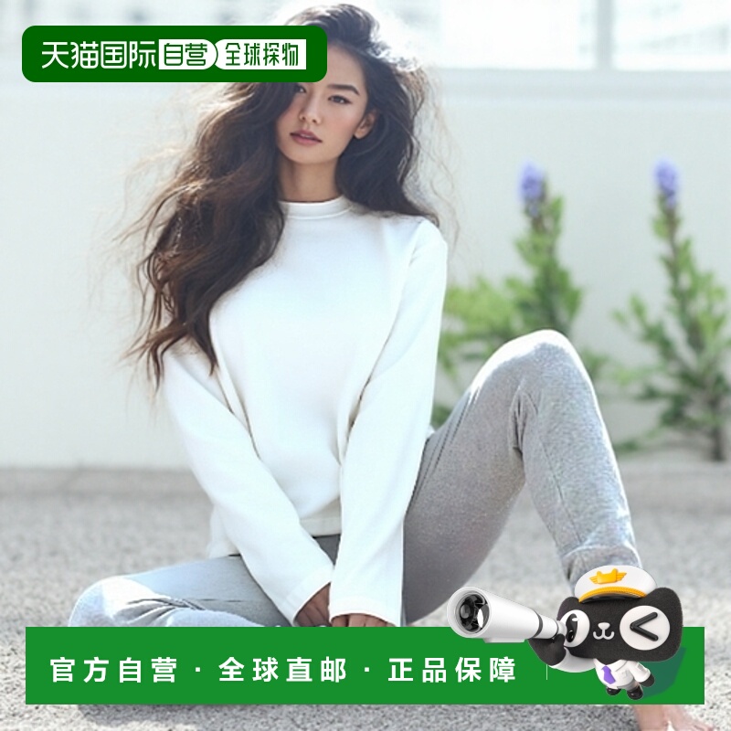 Jil Sander Plus J40GC0002 J45048 T 恤女式上衣长袖长 T 恤圆领