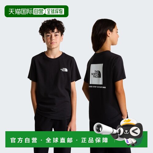 欧洲直邮The North Face北面 Evolution Box NSE男孩短袖T恤