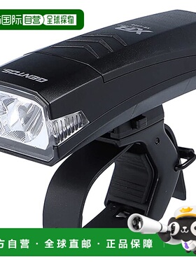 【日本直邮】GENTOS防水自行车灯210流明/连续照明12小时/时速10~