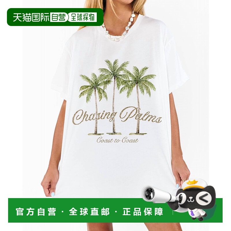 自营show me your mumuTom Chasing Palms Graphic Tee - chasing