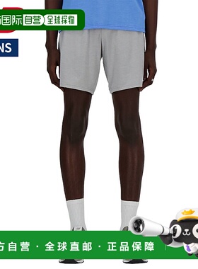 日本直邮NEW BALANCE Sport Essentials Heathertech 短裤 7 英寸