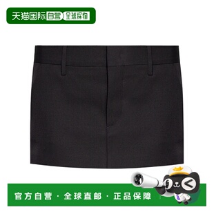 香港直邮Dsquared2 S75MA0958S78136半身裙a字裙 腰带环短裙