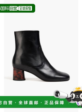 香港直邮Sandro 女士 皮质短靴 SFACH01197NOIR black黑色 舒适时