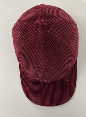 GUCCI 男士帽子 8322484HBF96173 AW2025 深棕色 Velvet hat