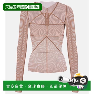 1h可退 香港直邮rick owens 瑞克 欧文斯 女士 Temple 透视薄纱上