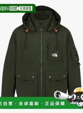 韩国直邮THE NORTH FACE [NJ2HR55C 男式多功能防水夹克（深绿色