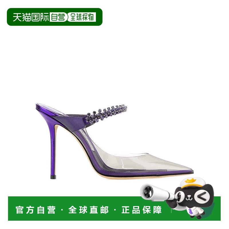 香港直邮Jimmy Choo 尖头高跟穆勒鞋 BING100AOHCASSIS
