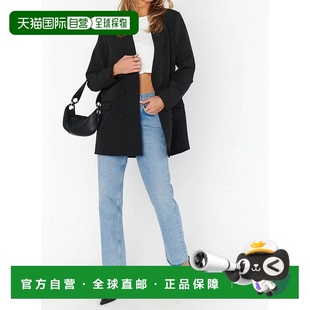 your mumu佳黑色西装 外套 美国奥莱直发 自营 黑色 show