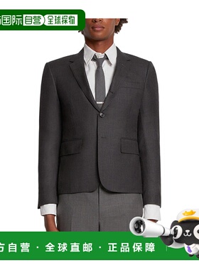香港直邮Thom Browne 深灰色徽标西装外套 MJC159A00626