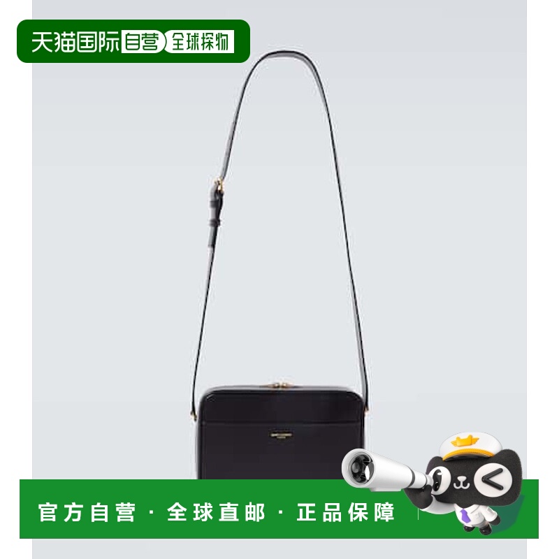 香港直邮潮奢 Saint Laurent 圣罗兰 男士 巴黎皮革相机包斜挎包