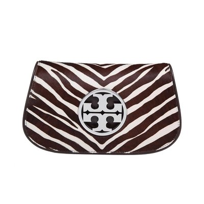 潮奢 Tory Burch 托里·伯奇 女士Tory Burch Reva 斑马纹单肩包