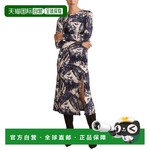 Riyo Dress Ruched Midi 美国奥莱直发连衣裙 Print 自营Reiss