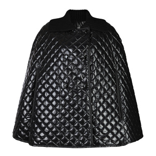 MONCLER 女士西服 J20933G00021788LF999 CO 黑色 羽绒斗篷