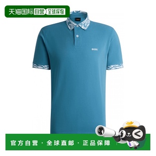 男士 BOSS T恤 50515903486 蓝色 香港直邮BOSS SS2024 HUGO