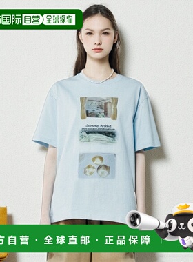 韩国直邮SCULPTOR T恤 SC23S245BL高档舒适时尚百搭 简约高级感