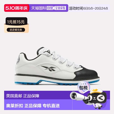 自营Reebok Question Golf Unisex Shoes - white/black 美国奥莱