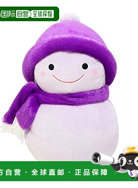【日本直邮】Shinada毛绒玩偶 福娃雪人  M 紫色 YDC-0280V
