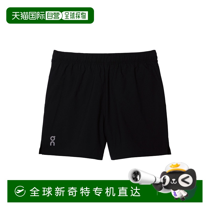 日潮跑腿ON昂跑 男士 Malibu 5 Core 短裤 Black XS 1mf1012