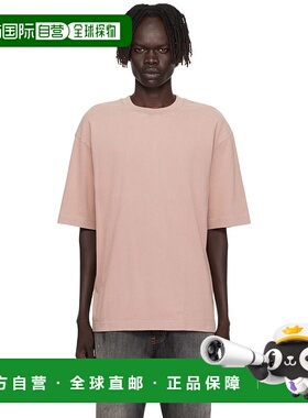 1h可退 香港直邮潮奢 Acne Studios 艾克妮 男士 粉色 T 恤 CL021