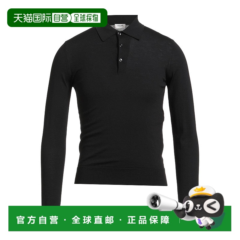 1h可退 香港直邮潮奢 Celine 思琳 男士 毛衣 black黑色 舒适时尚