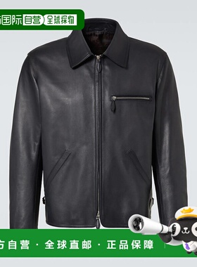 1h可退 香港直邮Berluti 伯尔鲁帝 男士 1 Jour 铜绿色皮革套头上