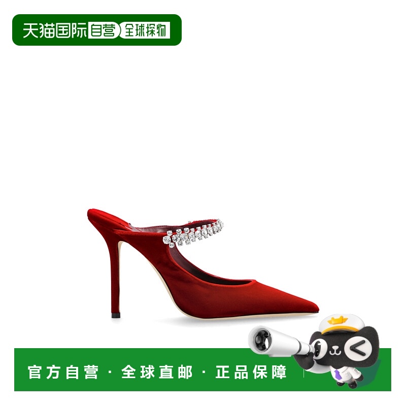 1h可退 香港直邮JIMMY CHOO 女士凉鞋 BING100VELRUBYRED SS2026