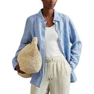 美国直邮REISS女士衬衫长袖 时尚 舒适 自然 休闲 百搭女装上装