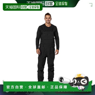 【美国直邮】Volcom Snow Roan围兜工作服 男士运动长裤 黑色 透
