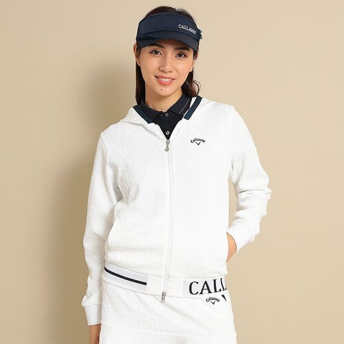 日本直邮Flower Jacquard 针织连帽卫衣