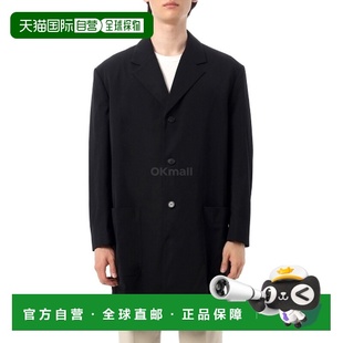 韩国直邮AURALEE 轻羊毛华达呢大衣（A23SC01MG 上衣黑） 外套