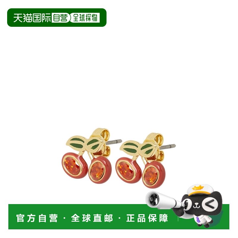 香港直邮COACH 女士耳饰 429233GLD600 SS2026 金色 樱桃造型耳钉