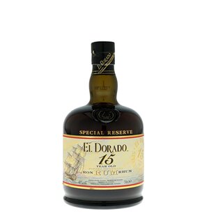 欧洲直邮El Dorado埃尔多拉多朗姆酒0.7L8年40度洋酒原装进口