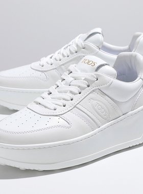 日本直邮TODS运动鞋XXW88K0HP30OV7女士低帮厚底鞋B001BIANCO