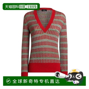 条纹羊毛混纺针织上衣 1h可退 香港直邮Etro 艾特罗 女士
