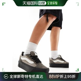 灰色 Stack 女士Vans 香港直邮潮奢 范斯 黑色训练鞋 Knu Vans