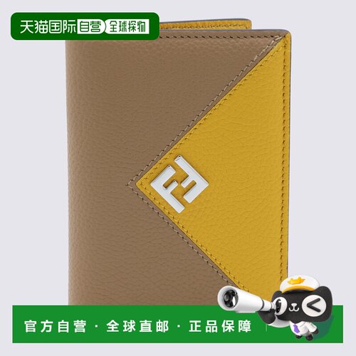 1h可退 香港直邮FENDI 男士钱包 7M0381B09XF1X5F CO 花色 双折卡