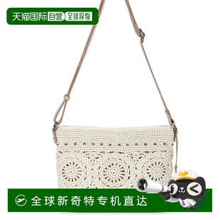 the Crossbody 自营 sakMelrose 美国奥 手工钩针编织 天然奖章