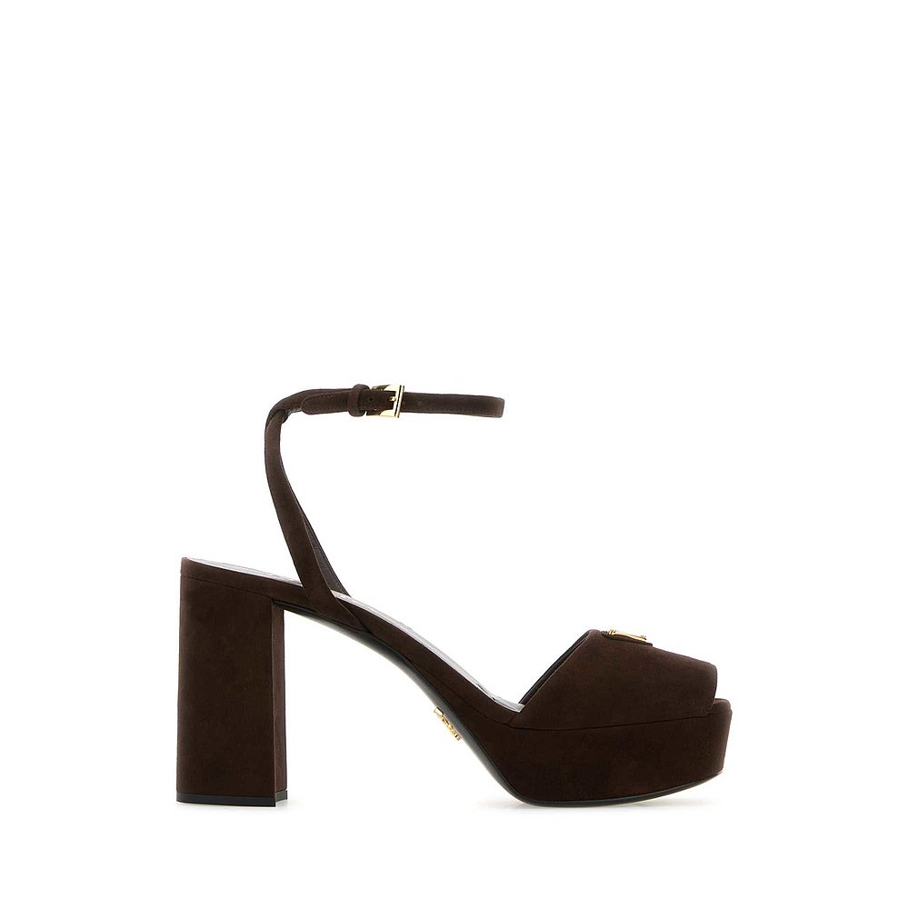 PRADA 女士凉鞋 1XP48BF095008F0003 AW2025 棕色 Prada Sandals