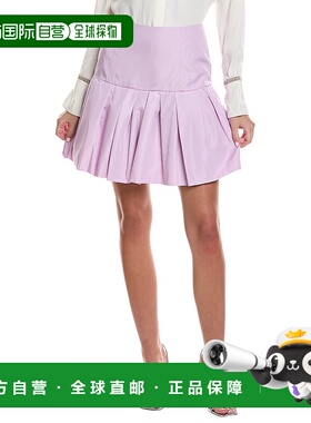 自营 3.1 Phillip Lim 泡泡下摆迷你裙 - 紫色 美国奥莱直发a字裙