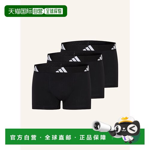 香港直邮ADIDAS 男士内裤 100170343013000 CO 黑色 3-pack boxer
