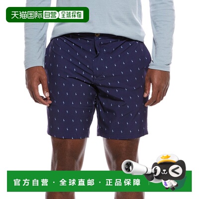 自营TailorByrd Printed Performance Short - blue 美国奥莱直发