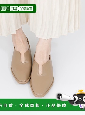 日本直邮Menue 双穿式开衩设计女鞋 单鞋 黑色ME8623BW02308