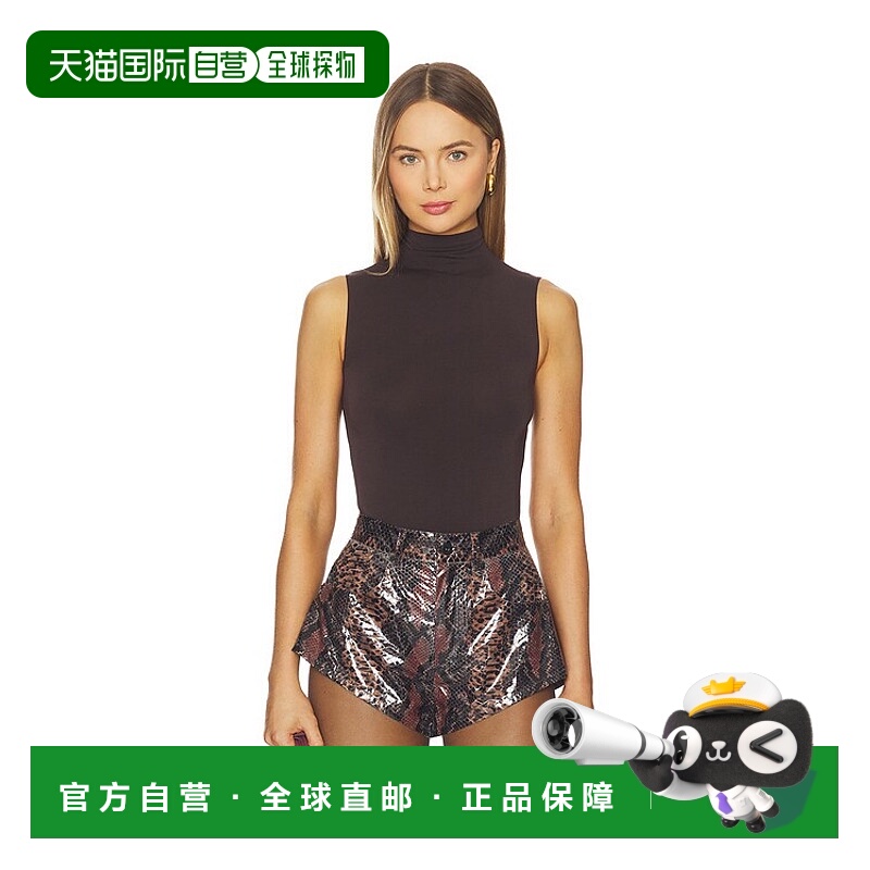 1h可退 香港直邮Wolford 女士 粘胶纤维细带连体衣 76071