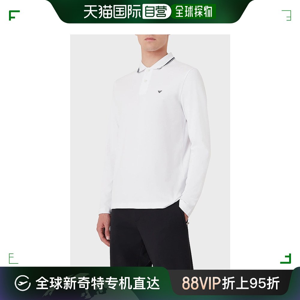 香港直邮EMPORIO ARMANI 白色男士POLO衫 8N1FB5-1JPTZ-0100 男装 Polo衫 原图主图