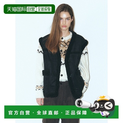 韩国直邮ETMON 女士运动茄克/外套VT110TWW09 Mustang V-Neck Vest