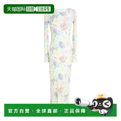 香港直邮LOEWE 罗意威 女士 长款连衣裙 green绿色 舒适时尚