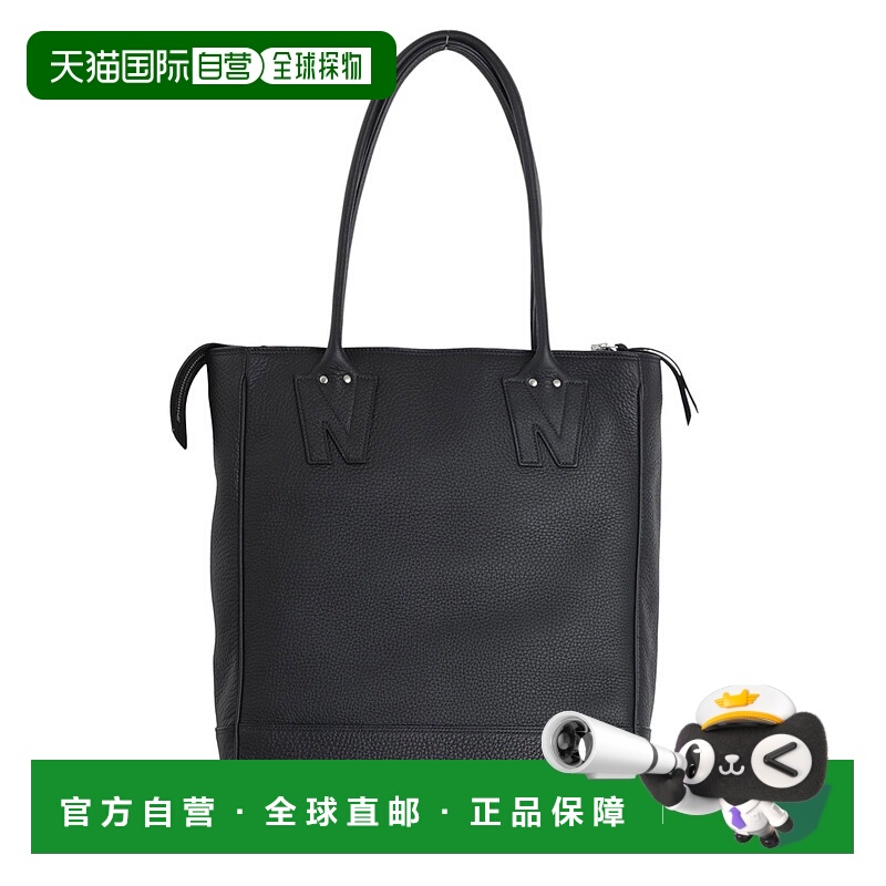 1h可退 日本直邮NICENESS 男装 顶级牛革 拉链托特包 职人工艺简